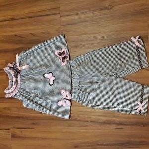 Rare Editions toddler outfit 24 mos